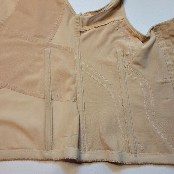 Nude/ Tan Underbust Shapewear with Front Closure Plus Size 2X - Picture 8 of 16